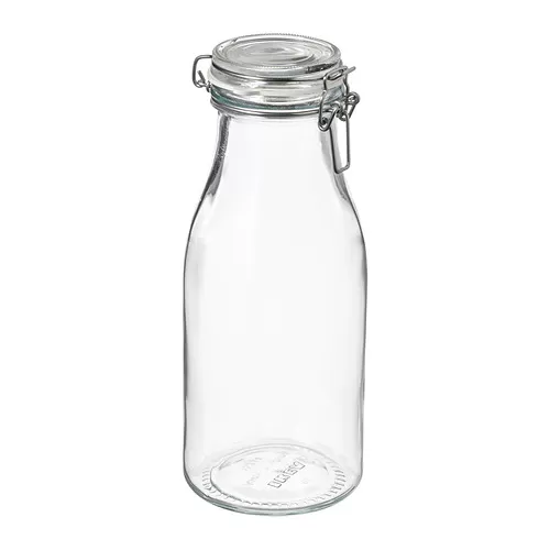 KORKEN toples berbentuk botol dengan tutup