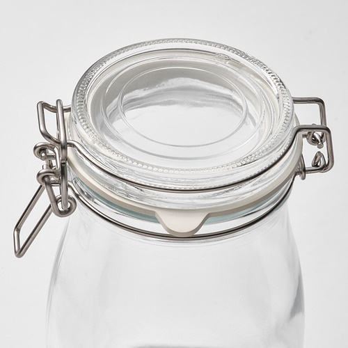 KORKEN bottle shaped jar with lid