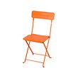 SUNDSÖ - kursi lipat, oranye terang luar ruang | IKEA Indonesia - PE952163_S2