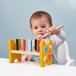 UPPSTÅ - Toy hammering block, multicolour