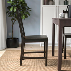 STEFAN - Chair, brown-black