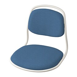 ÖRFJÄLL children's desk chair, white/Vissle blue/green - IKEA