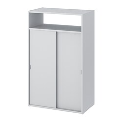 SPIKSMED - Kabinet, abu-abu muda, 60x96 cm