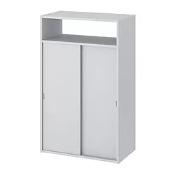 SPIKSMED - Kabinet, abu-abu muda, 60x96 cm