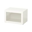 BESTÅ - Shelf unit with glass door, white/Sindvik white clear glass, 60x42x38 cm