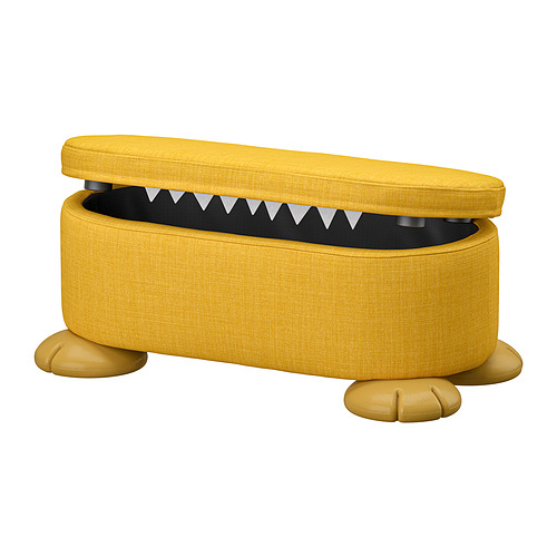 GREJSIMOJS pouffe with storage