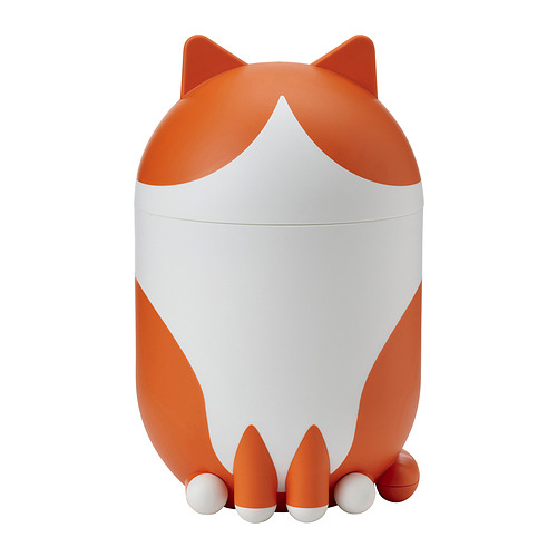 GREJSIMOJS storage with lid