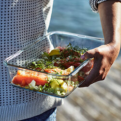 IKEA 365+ - Food container, large rectangular/glass, 3.1 l