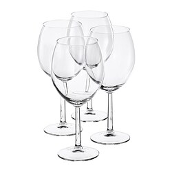 SVALKA - Wine glass, clear glass, 60 cl