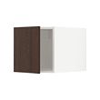 METOD - Top cabinet, white/Sinarp brown, 40x60x40 cm