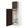 METOD - high cabinet with cleaning interior, white/Sinarp brown, 60x60x200 cm | IKEA Indonesia - PE802487_S1