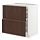 METOD/MAXIMERA - base cb 2 frnts/2 low/1 md/1 hi drw, white/Sinarp brown, 80x60x80 cm | IKEA Indonesia - PE802377_S1