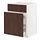 METOD/MAXIMERA - base cab f sink+3 fronts/2 drawers, white/Sinarp brown, 60x60x80 cm | IKEA Indonesia - PE802378_S1