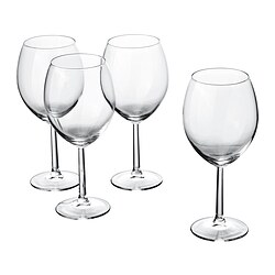 SVALKA - Wine glass, clear glass, 60 cl