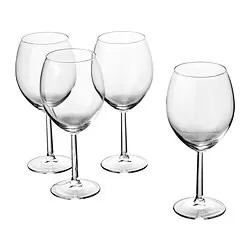 SVALKA - Gelas anggur, kaca bening, 60 cl