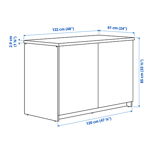 KNOXHULT Measurement Illustration
