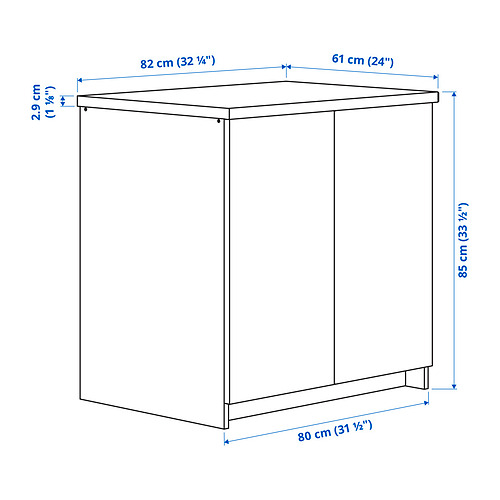KNOXHULT Measurement Illustration