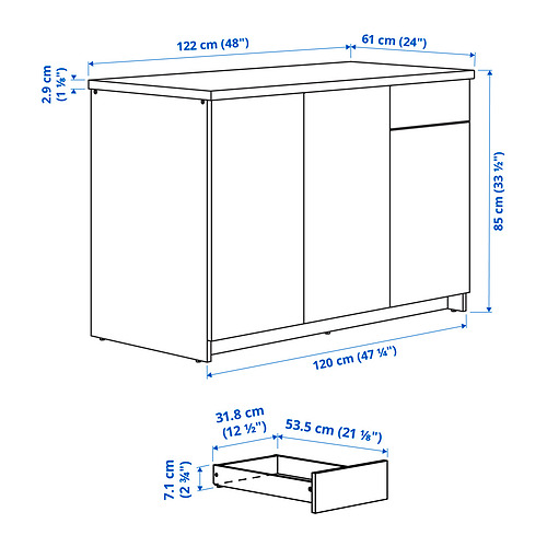 KNOXHULT Measurement Illustration