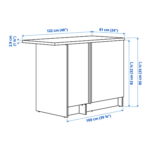 KNOXHULT Measurement Illustration
