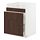 METOD/MAXIMERA - base cb f HAVSEN snk/3 frnts/2 drws, white/Sinarp brown, 60x60x80 cm | IKEA Indonesia - PE802317_S1