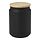 EKLATERA - jar with lid, black, 1 l | IKEA Indonesia - PE952242_S1