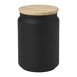 EKLATERA - Stoples dengan penutup, hitam, 1 l