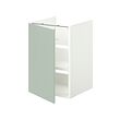 ENHET - Kab dsr utk bak cuci dg rak/pintu, putih/abu-abu-hijau pudar, 40x42x60 cm