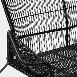 TALLSKÄR - Sofa 2 dudukan, luar ruang, antrasit