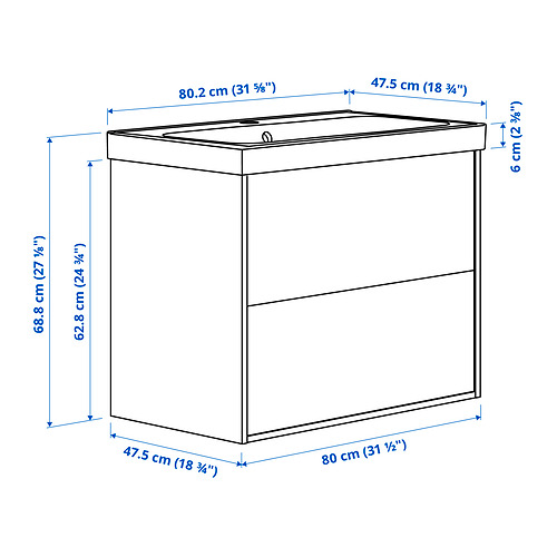 BACKSJÖN/ÄNGSJÖN Measurement Illustration