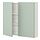 ENHET - wall cb w 2 shlvs/doors, white/pale grey-green, 80x17x75 cm | IKEA Indonesia - PE885777_S1