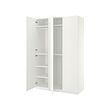 PAX/FORSAND - Wardrobe combination, white/white, 150x60x236 cm