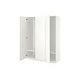 PAX/FORSAND - Wardrobe, white/white, 150x60x201 cm