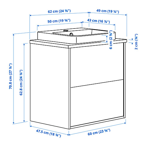 BACKSJÖN/ÄNGSJÖN Measurement Illustration