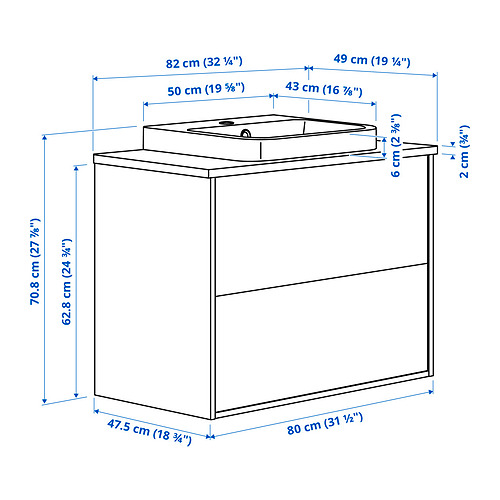 BACKSJÖN/ÄNGSJÖN Measurement Illustration
