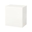 BESTÅ - Wall-mounted cabinet combination, white/Lappviken white, 60x42x64 cm
