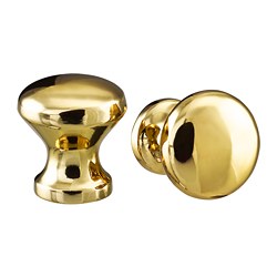 ENERYDA - Knob, brass-colour, 20 mm