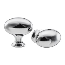 ENERYDA - Knob, chrome-plated, 35 mm