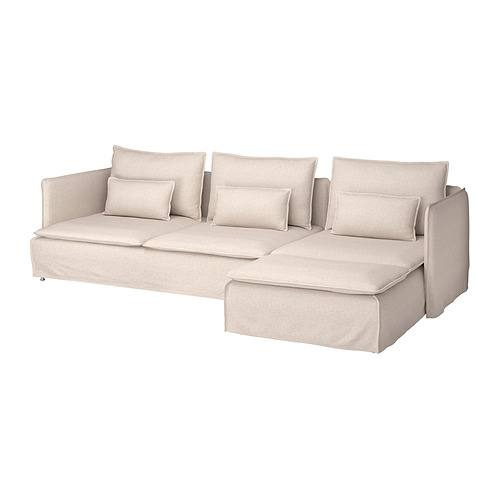 SÖDERHAMN sofa 4 dudukan dengan chaise longue