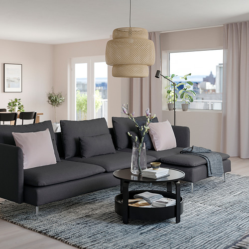 SÖDERHAMN sofa 4 dudukan dengan chaise longue