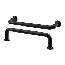 BAGGANÄS - Handle, black, 143 mm