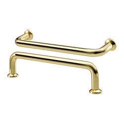 BAGGANÄS - Handle, brass-colour, 143 mm