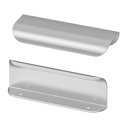 BILLSBRO - Handle, stainless steel colour, 120 mm