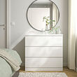 MALM - lemari 3 laci, putih, 80x78 cm | IKEA Indonesia - PE885956_S2