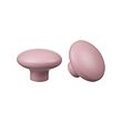 PLOCKAR - Knob, pale pink, 49 mm