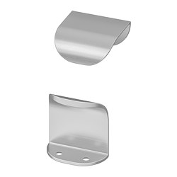 BILLSBRO - Handle, stainless steel colour, 40 mm