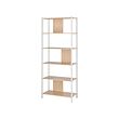 JÄTTESTA - shelving unit, white/light bamboo, 80x195 cm | IKEA Indonesia - PE885997_S2