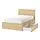 MALM - bed frame, high, w 2 storage boxes, white stained oak veneer/Luröy, 120x200 cm | IKEA Indonesia - PE886048_S1