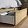 MALM - bed frame, high, w 2 storage boxes, white stained oak veneer/Luröy, 120x200 cm | IKEA Indonesia - PE886054_S1