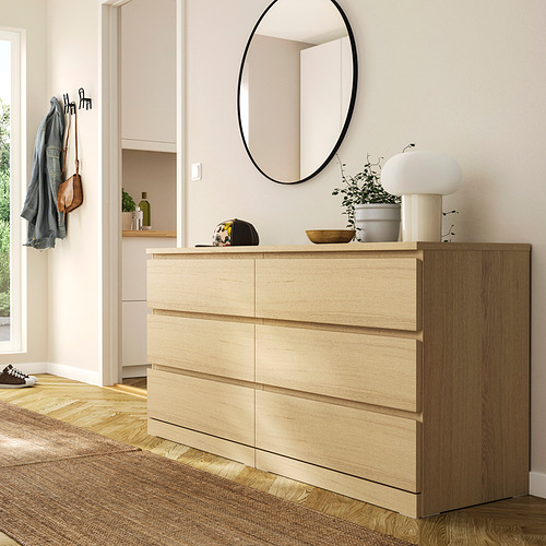 MALM lemari 6 laci