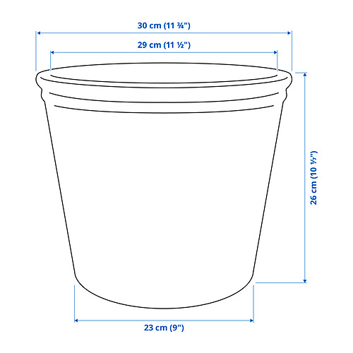 KÖRSBÄRSBJÖRK Measurement Illustration